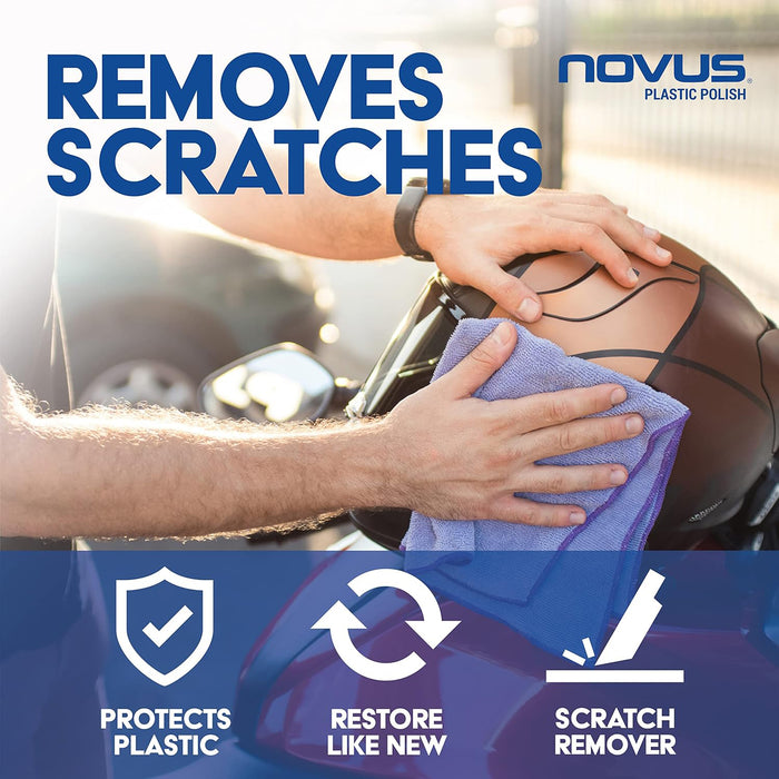 NOVUS Plastic Polish #3: Heavy Scratch Remover - 2 oz.