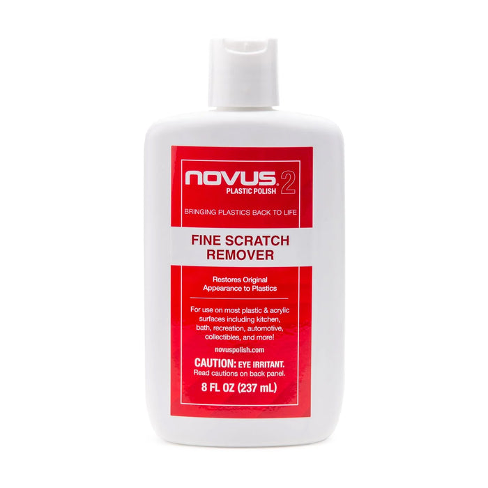 NOVUS Plastic Polish #2: Fine Scratch Remover - 8 oz.