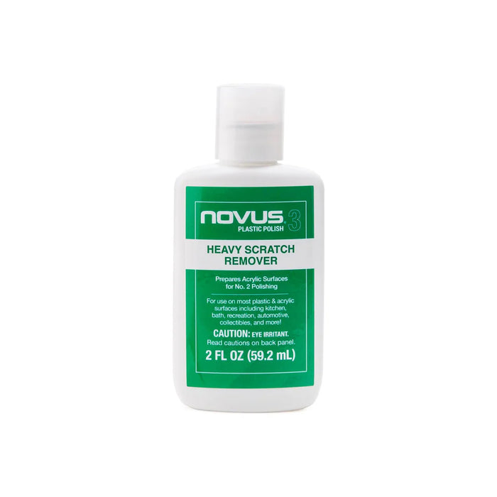 NOVUS Plastic Polish #3: Heavy Scratch Remover - 2 oz.