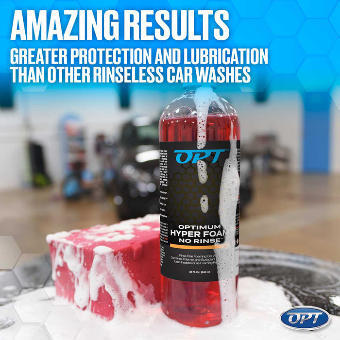 Opt No Rinse Optimum Hyper Foam No Rinse - 32 oz — Detailing.com