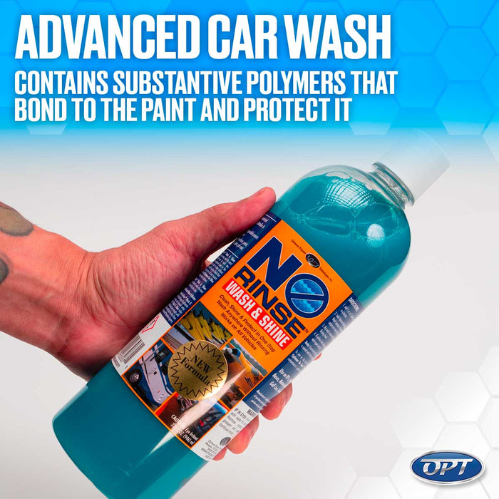 Opt No Rinse Optimum ONR No Rinse Wash & Shine - Waterless Car Wash - 32 oz ...
