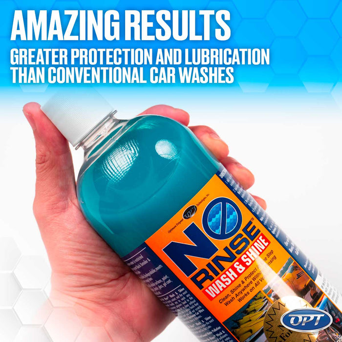 Opt No Rinse Optimum ONR No Rinse Wash & Shine - Waterless Car Wash - 32 oz ...
