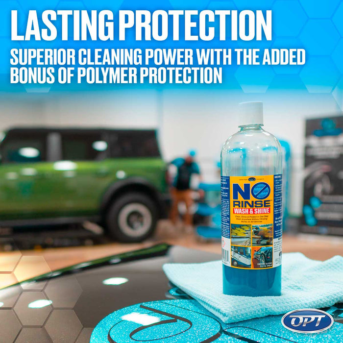 Opt No Rinse Optimum ONR No Rinse Wash & Shine - Waterless Car Wash - 32 oz ...