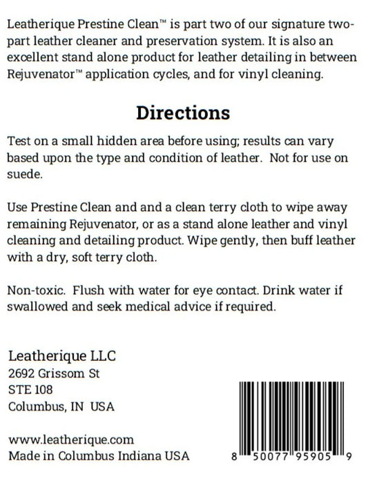 Leatherique Prestine Clean - 16 oz