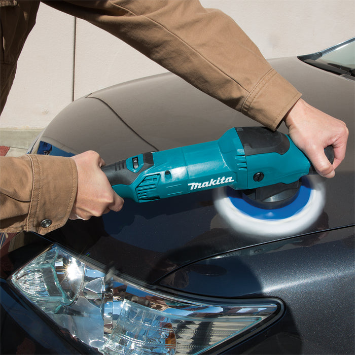 Makita 5" Dual Action Random Orbit Polisher Kit - 110V (includes bag and 3 pads)