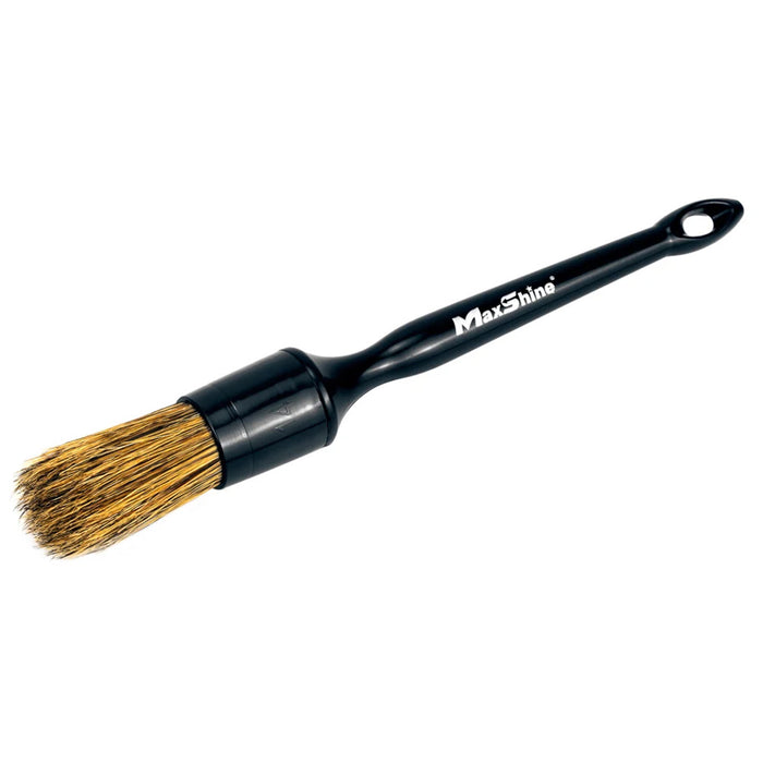 MaxShine Premium Interior & Exterior Boars Hair Detailing Brush #14 - 27 mm