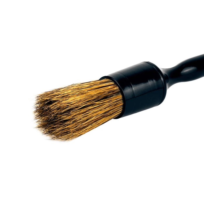 MaxShine Premium Interior & Exterior Boars Hair Detailing Brush #14 - 27 mm