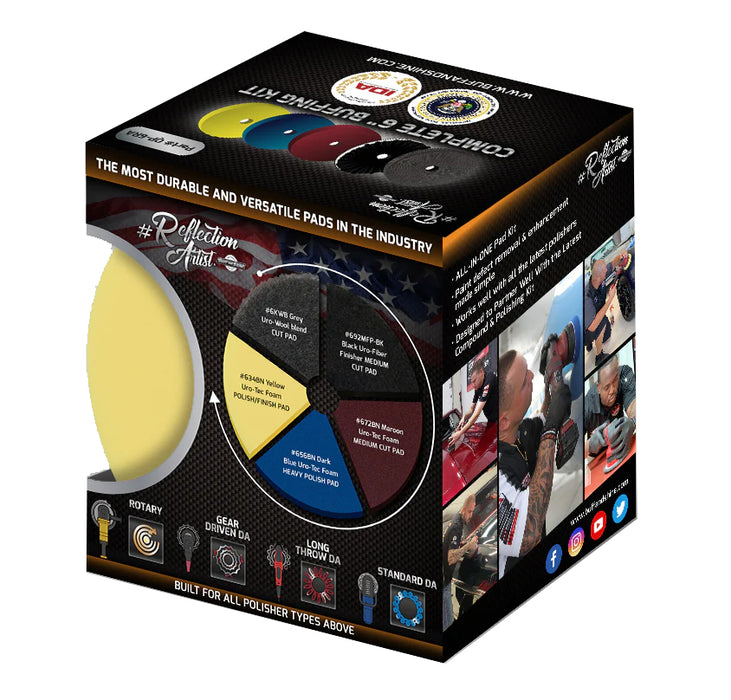 Buff and Shine Reflection Artist Buffing Kit - 6"