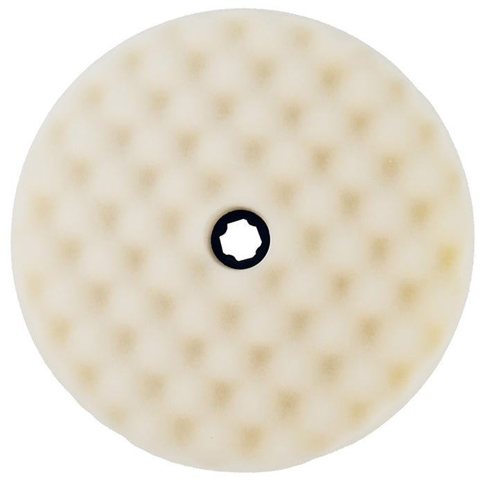 RUPES SMARTFIX Double-Sided Ultra-Fine Foam Pad, 9.DSW180SS - 7", White