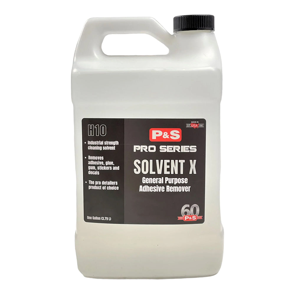 P&S Solvent X - General Purpose Adhesive Remover - 1 gal — Detailing.com