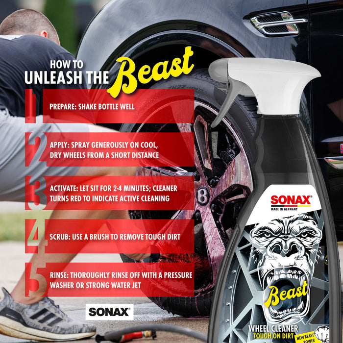 Sonax The Beast Wheel Cleaner - 1000 ml