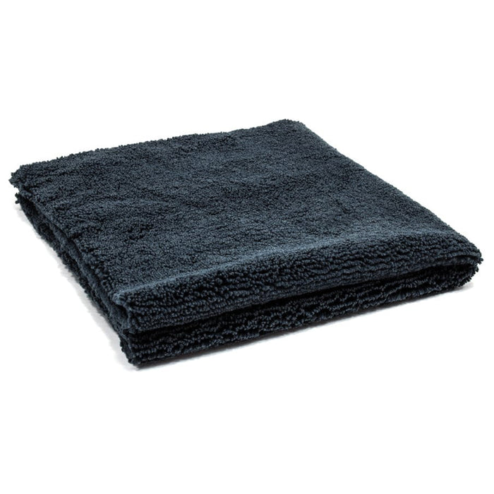 Autofiber [Elite] Edgeless Microfiber Towel, 360 GSM, 16" x 16" - Black (10 Pack)