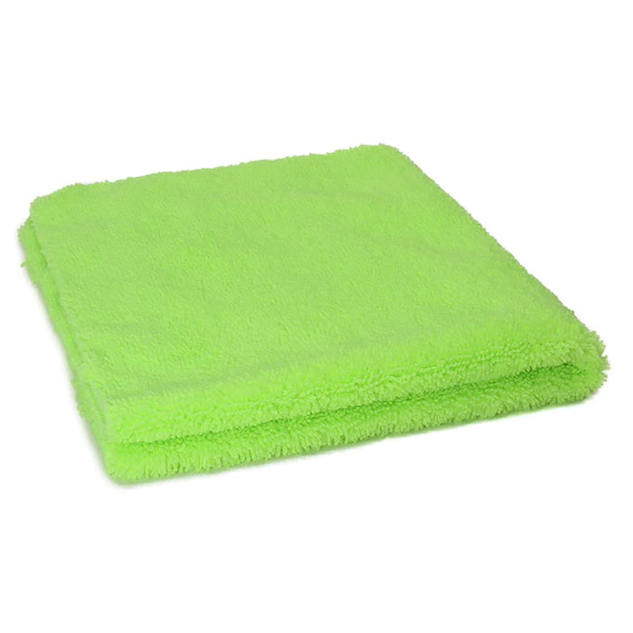 Autofiber [Elite] Edgeless Microfiber Towel, 360 GSM, 16" x 16" - Green (10 Pack)