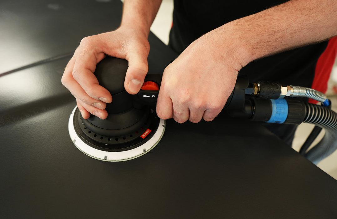 RUPES 6" Pneumatic Sander, 6mm orbit, TA156A