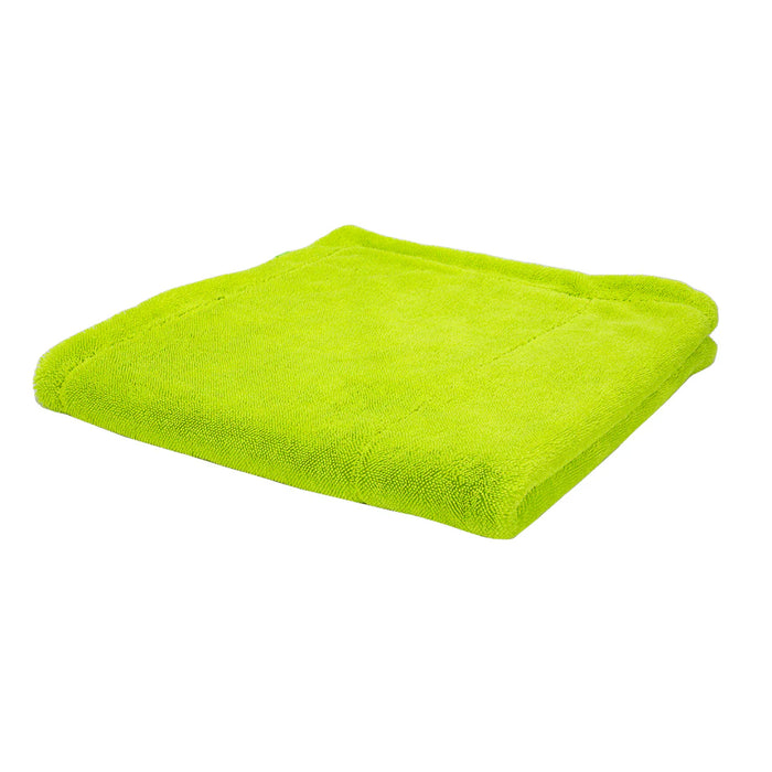 MaxShine "The Tank" Duo Twisted Loop Drying Towel, 1600GSM, 29" x 29" - Brilliant Green