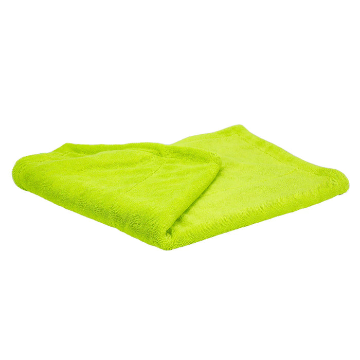 MaxShine "The Tank" Duo Twisted Loop Drying Towel, 1600GSM, 29" x 29" - Brilliant Green