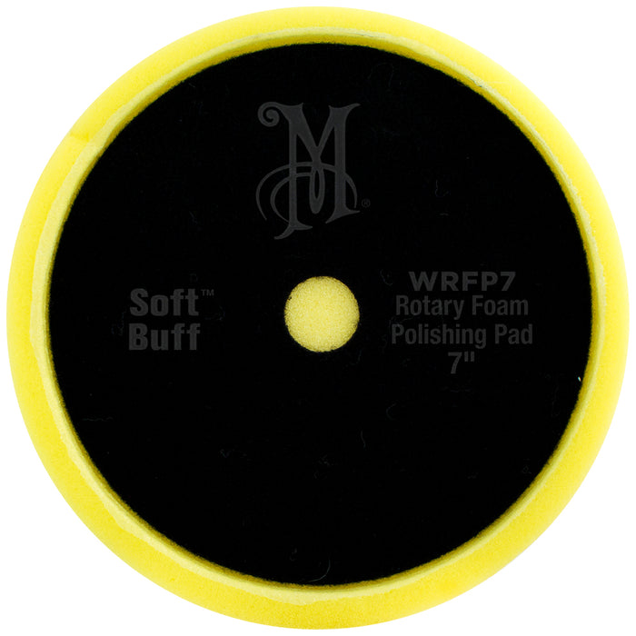Meguiar's Soft Buff Rotary Foam Polishing Pad, WRFP7 - 7", Yellow