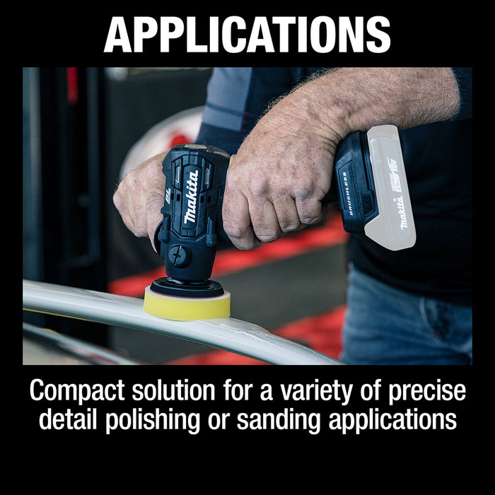 Makita 18V LXT Lithium-Ion Sub-Compact Brushless Cordless 3 in. Polisher/2 in. Sander (Tool Only)