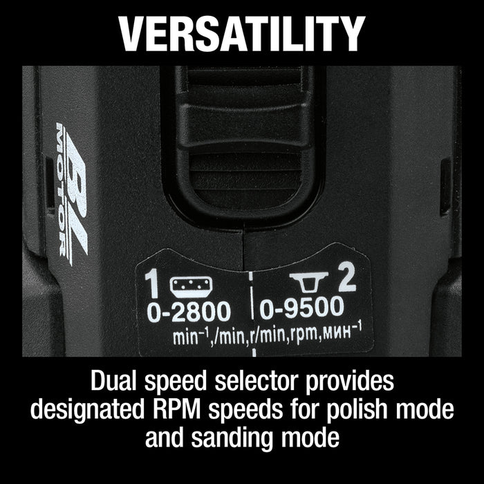 Makita 18V LXT Lithium-Ion Sub-Compact Brushless Cordless 3 in. Polisher/2 in. Sander (Tool Only)