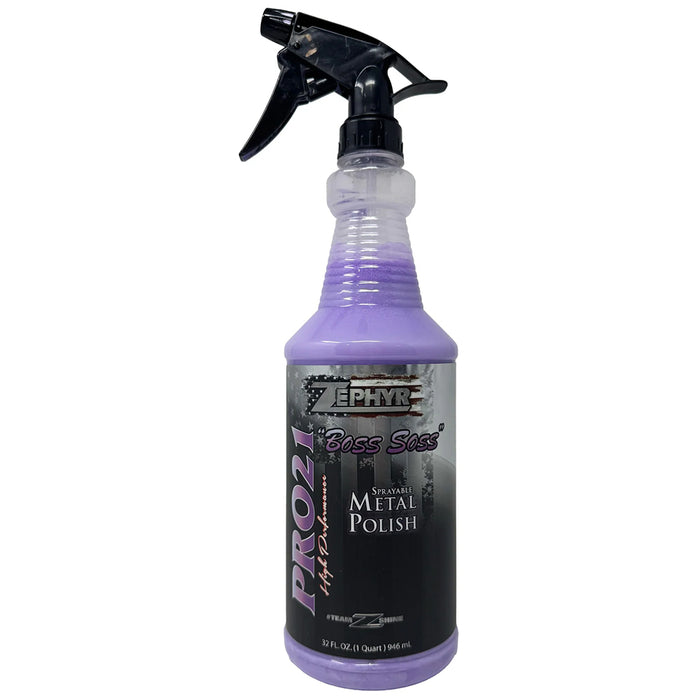 Zephyr Pro 21 "Boss Soss" Sprayable Metal Polish - 32 oz.