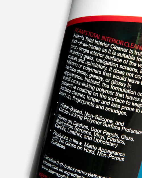 Adam's Total Interior Detailer, Blueberry Scent - 16 oz.