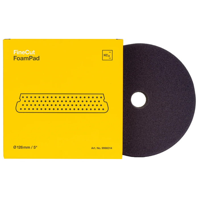 Koch-Chemie Fine Cut Foam Pad - 5", Yellow