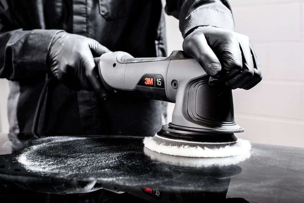 3M Perfect-It Random Orbital Medium Wool Compounding Pad, 34125 - 6" White Wool (2 pack)