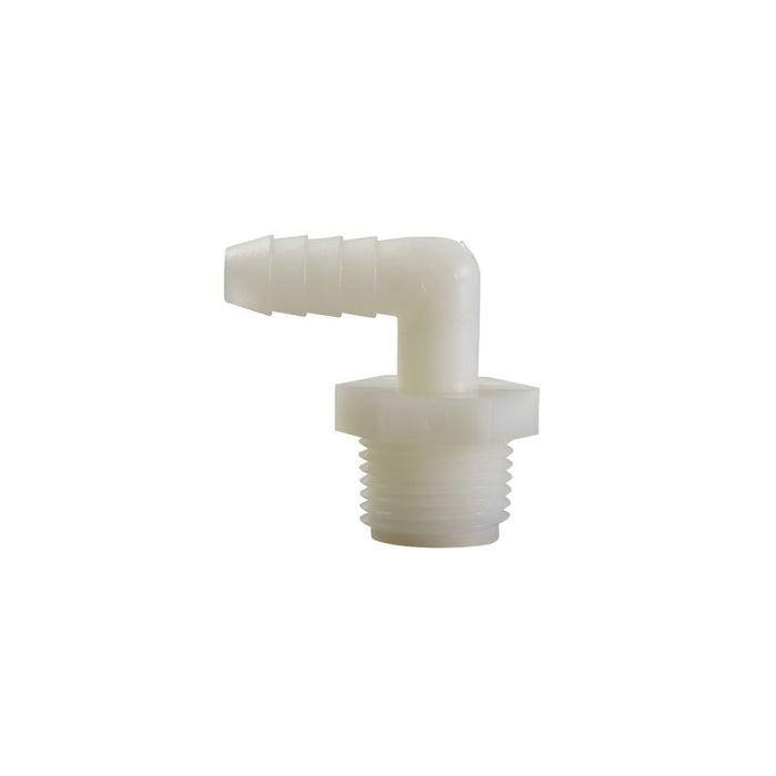 Ronco 3/8" Barb x 1/2" MIP, Nylon Elbow Hose Fitting