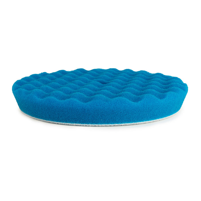 RUPES Rotary Waffle Coarse Foam Cutting Pad, 9.WF180H - 6", Blue