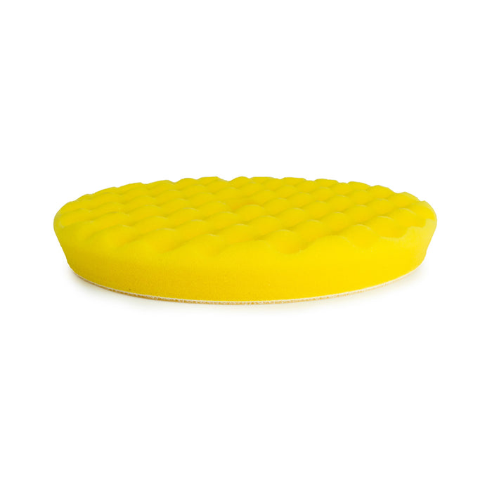 RUPES Rotary Waffle Fine Foam Polishing Pad, 9.WF150M - 5", Yellow