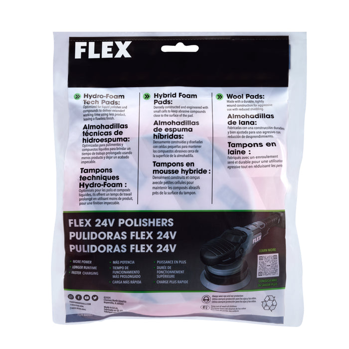 FLEX Foam Final Applicator Pad - 6.5", Red