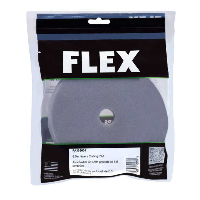 FLEX Foam Heavy Cutting Pad - 6.5", Gray