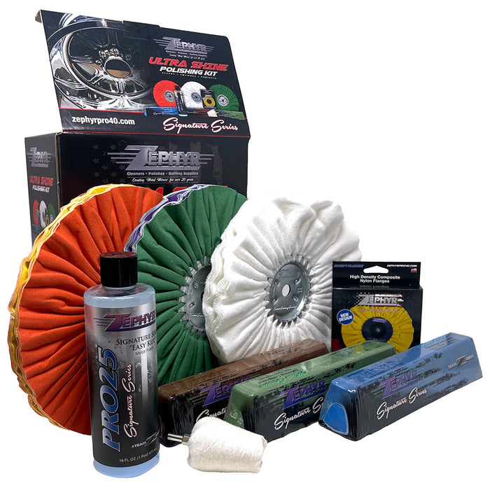 Zephyr Ultra Shine Signature Series Polishing Kit, US-KIT