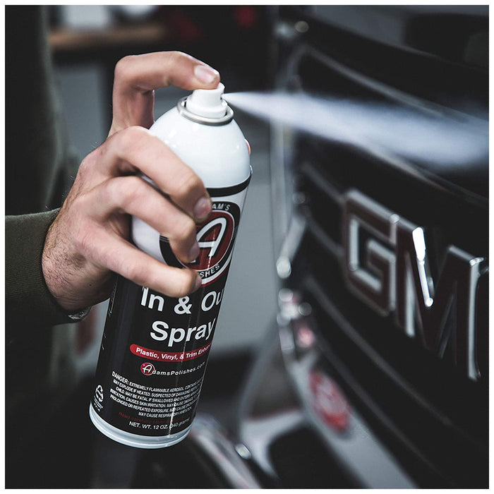 Adam's In & Out Spray, Plastic, Vinyl & Trim Enhancer - 12 oz.