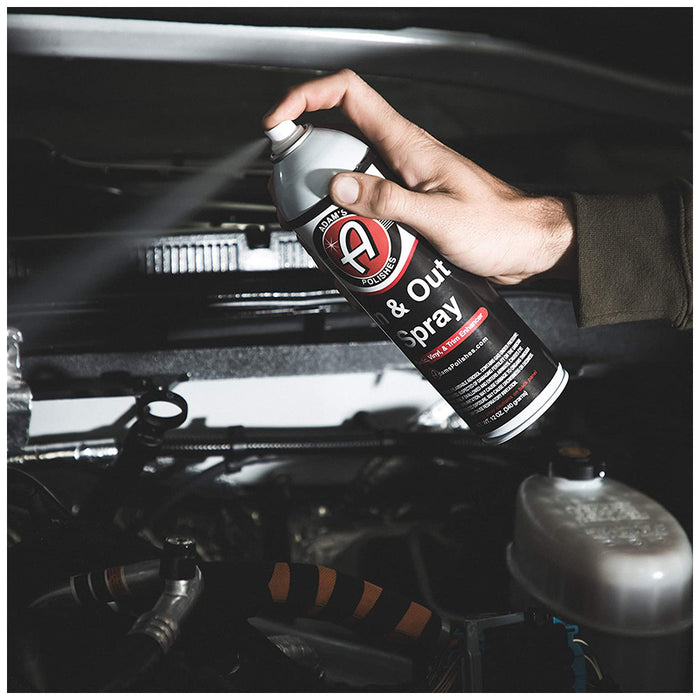 Adam's In & Out Spray, Plastic, Vinyl & Trim Enhancer - 12 oz.