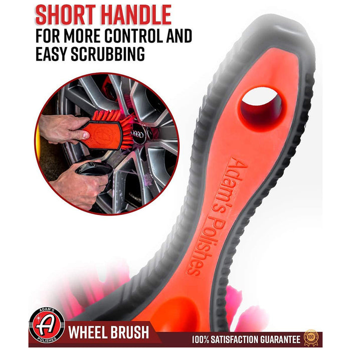 Adam's Rubberized Wheel Brush - 10"
