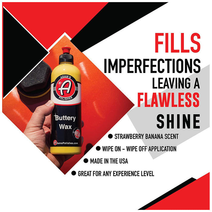 Adam's Buttery Car Wax - 16 oz.