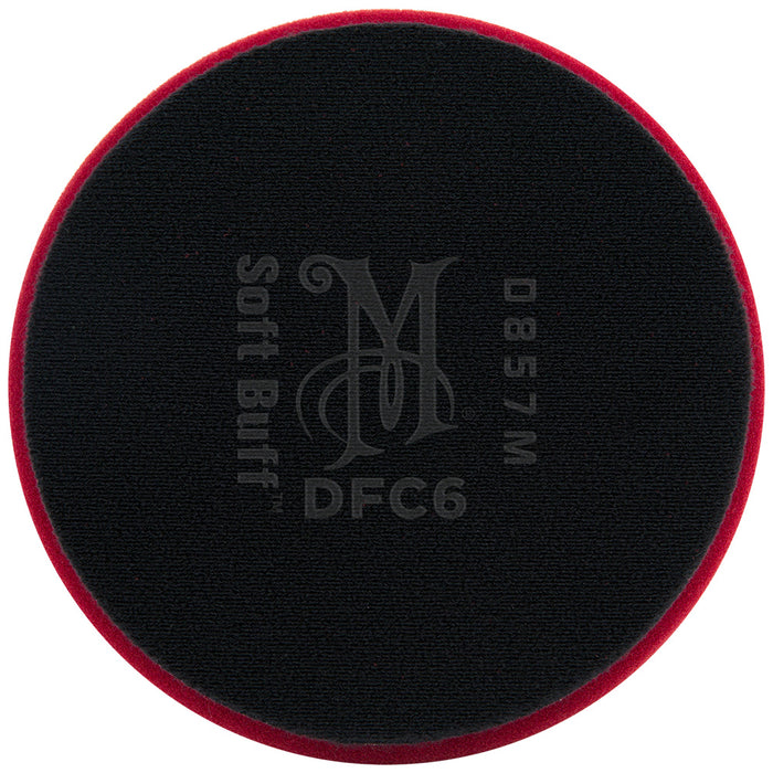 Meguiar's Soft Buff DA Foam Cutting Pad, DFC6 - 6", Red
