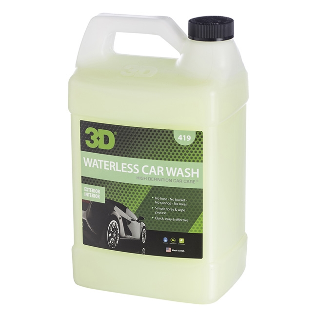 3D Waterless Car Wash 1 Gallon Spray