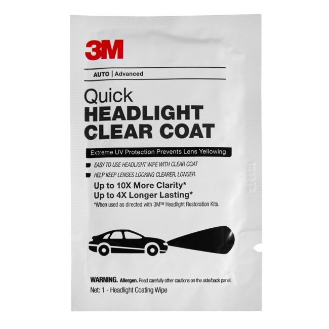 3M 32516 Headlight Clear Wipes 40/bx