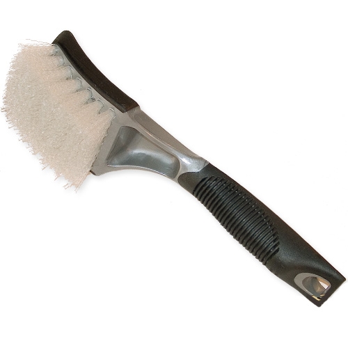 Carpet and Upholstery Brush, 5-3/4in L, 1in Bristle L, Iron Style, White  Polypropylene Filament, Durable Plastic Block, S.M. Arnold 85-624