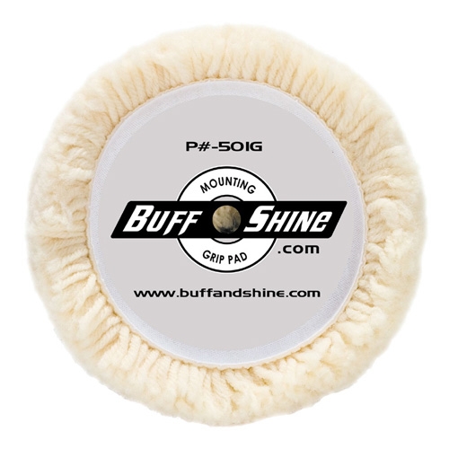 Buff and Shine Wool Cutting Pad - 5 inch (4.5" backing)