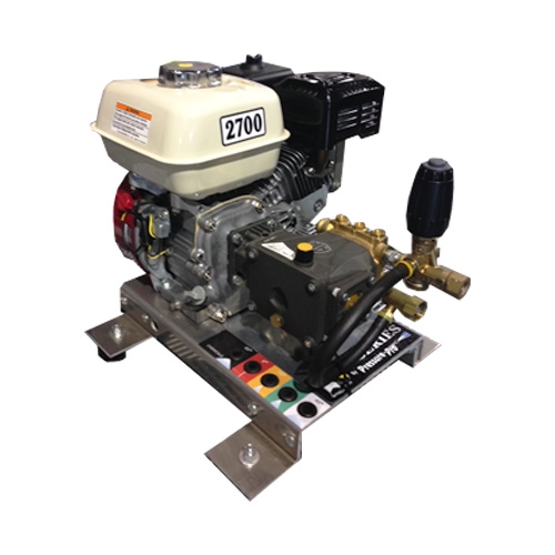 Pressure-Pro Eagle Series 2700 PSI (Gas-Cold Water) Pressure Washer with Honda Engine - Skid Mount