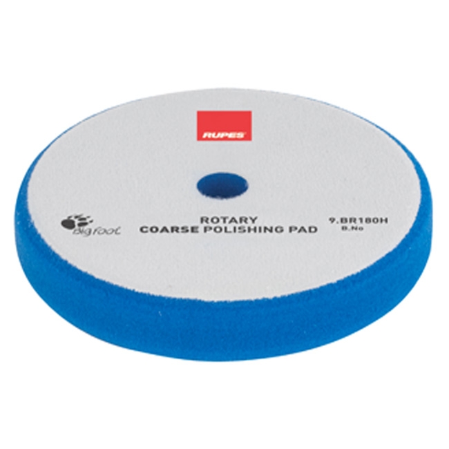 Rupes Rotary Foam Compounding Pad, Blue/Coarse - 135mm (5 inch backing)