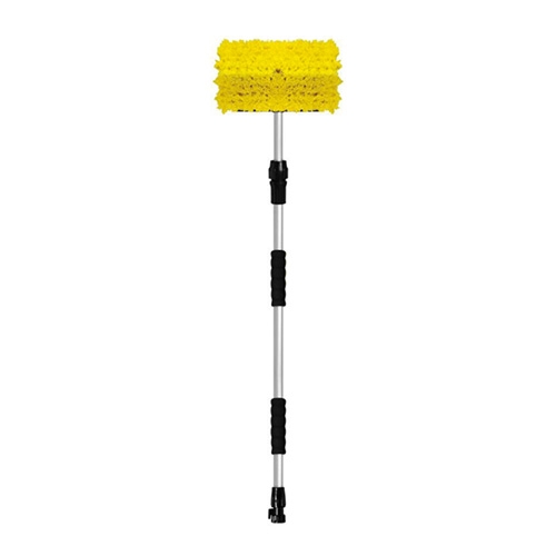 SM Arnold Bi-Level Wash Brush with 36"-60" Telescopic Flow-Thru Handle and On/Off Valve