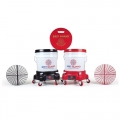 Grit Guard Washing System with Bucket Dolly, Red