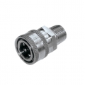 MTM Hydro Stainless Steel Quick Connect Coupler - 1/2" Male