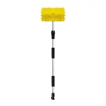 SM Arnold Bi-Level Wash Brush with 36"-60" Telescopic Flow-Thru Handle and On/Off Valve